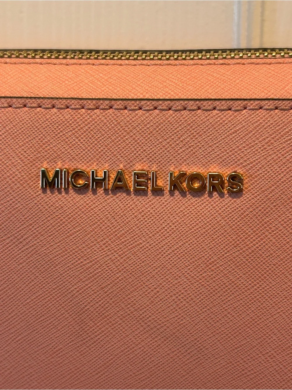 Michael Kors Pink Crossbody Camera Bag with Chain Strap